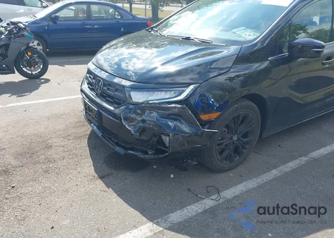 2025 Honda Odyssey Sport-L z USA, uszkodzony, nr VIN 5FNRL6H71SB004355